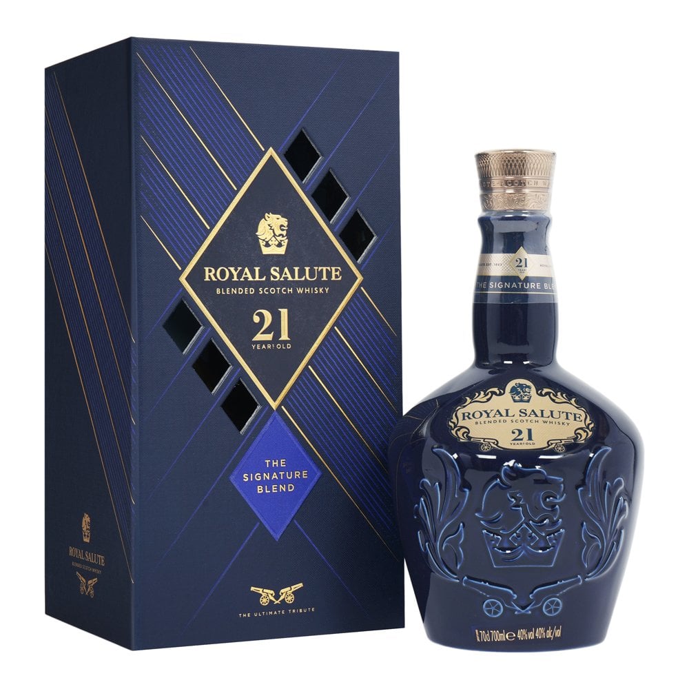 Royal Salute 21 Year Old - Blue Decanter