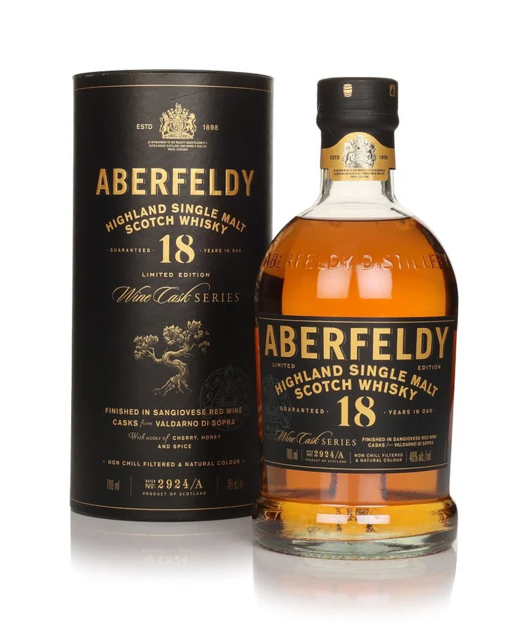 Aberfeldy 18 Year Old Wine Cask Series – Sangiovese Finish 70cl