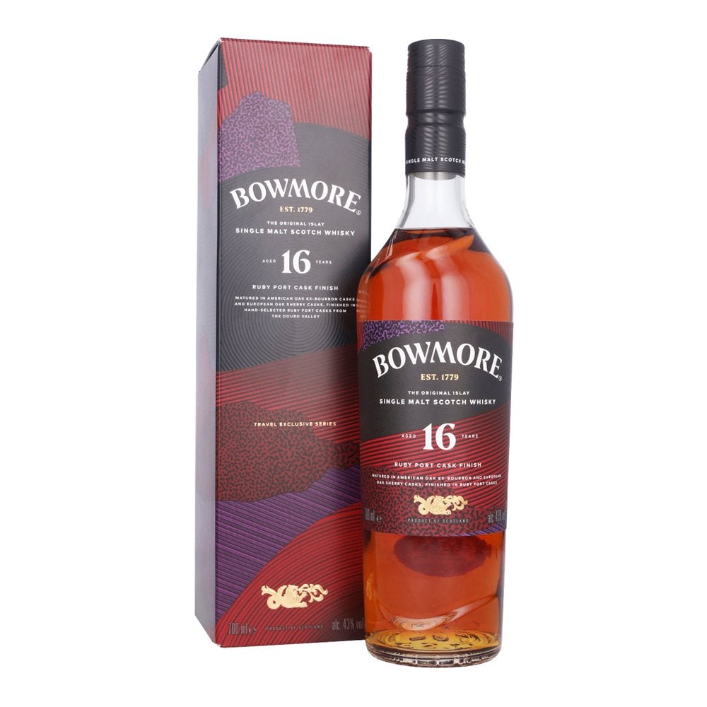 Bowmore 16 Year Old - Ruby Port Cask Finish 70cl