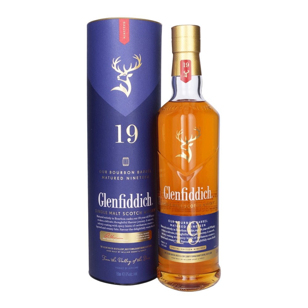 Glenfiddich 19 Year Old - Bourbon Cask 75cl