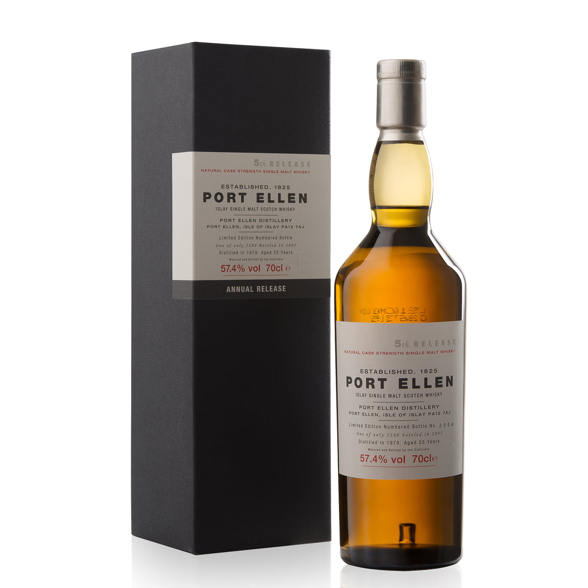 Port Ellen 5th Release 1981 – 23 Year Old – Bottle #2504