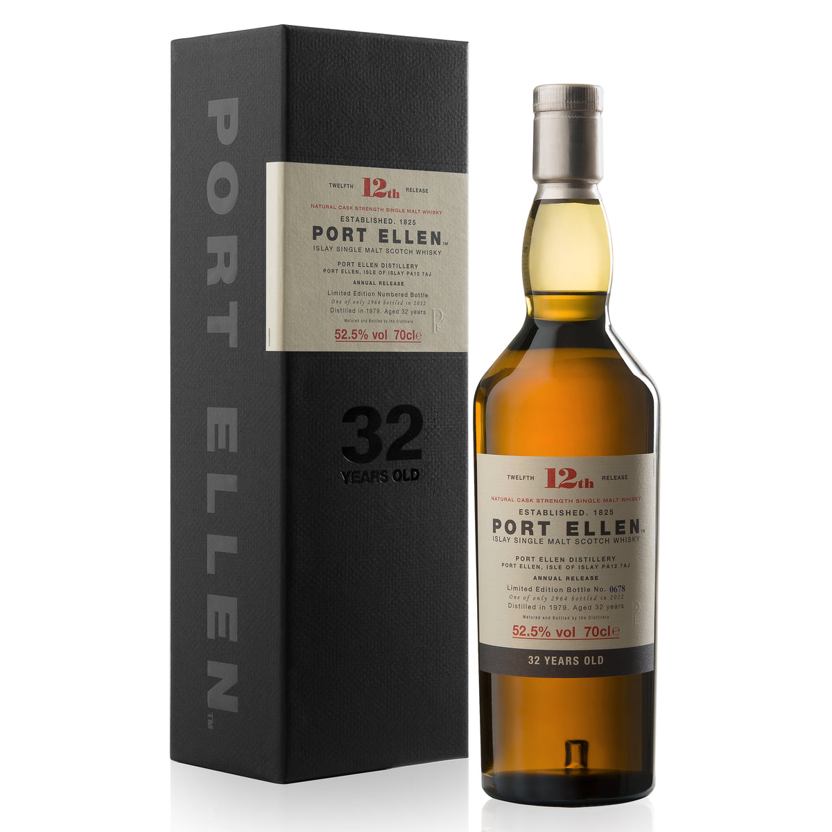 Port Ellen 12th Release 1979 – 32 Year Old – Bottle #0678