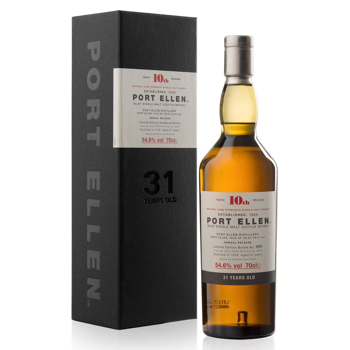 Port Ellen 10th Release 1978 – 31 Year Old – Bottle #1853